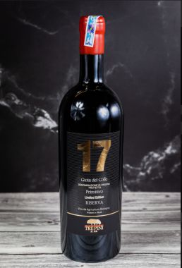 Rượu Vang TREPINI 17 RISERVA PRIMITIVO 13%. Made in Ý